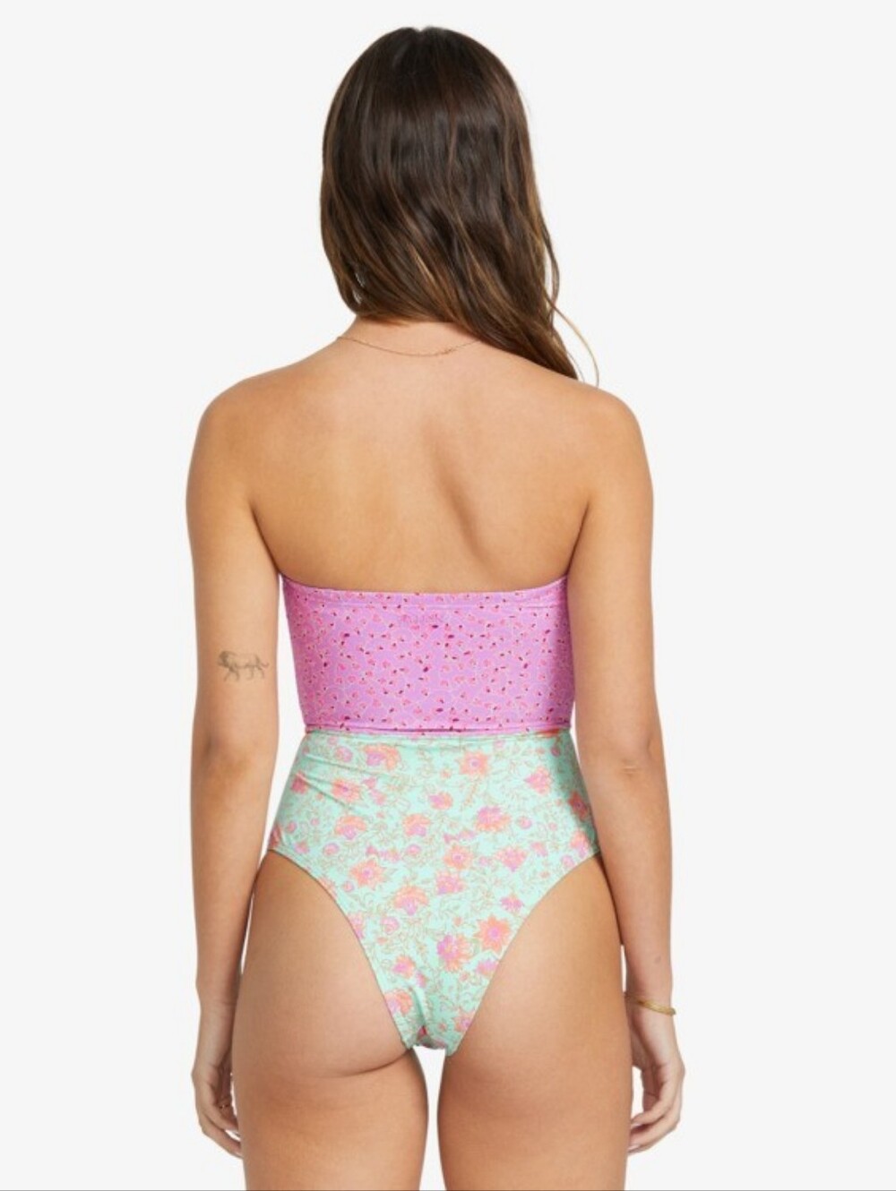 NWT Billabong Folk Story Andrew High Leg Cutout Cheeky One Piece Swimsuit S - Picture 6 of 6